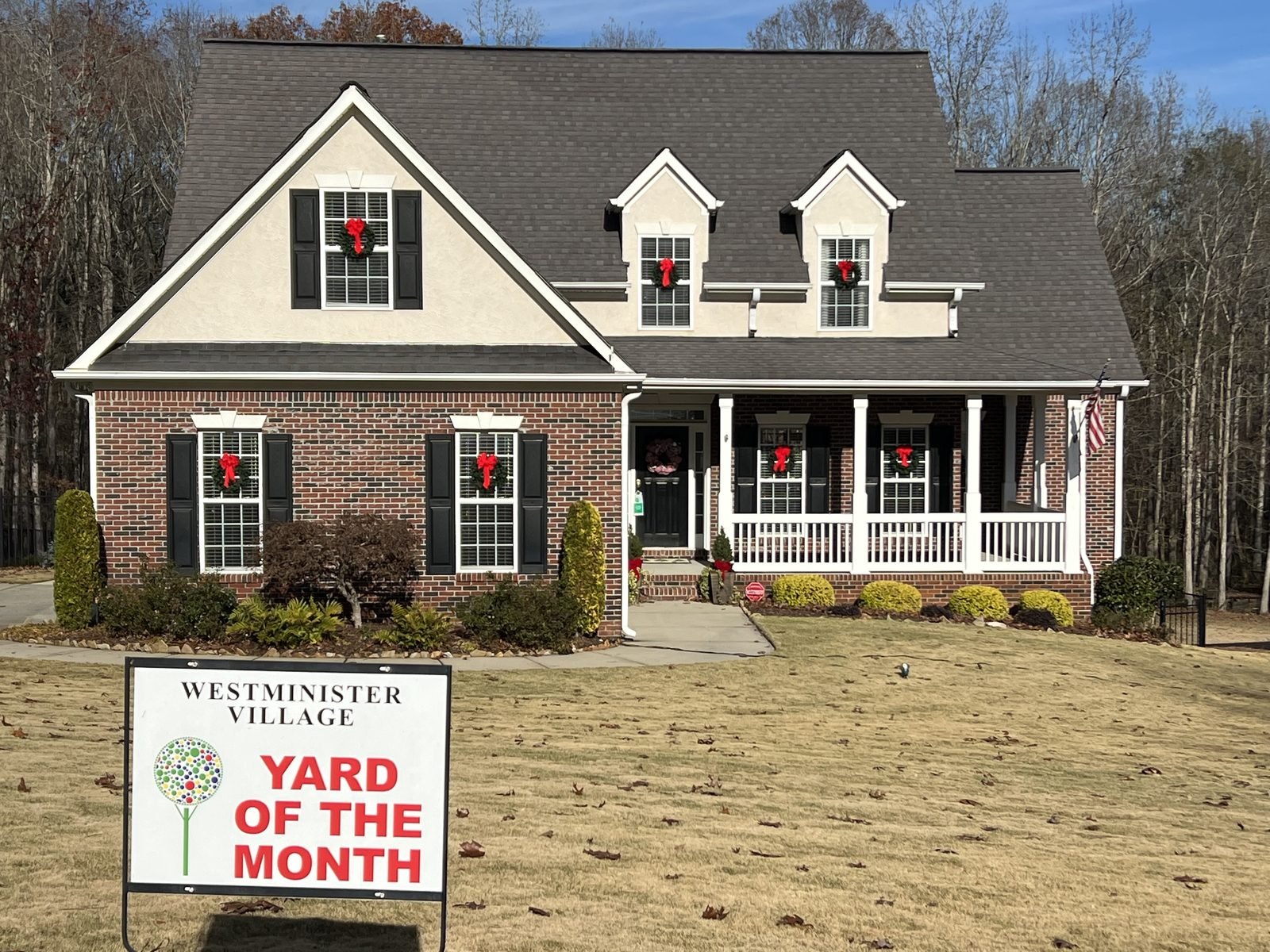 Yard of the Month award home